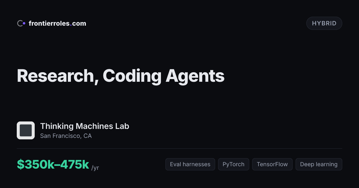 Research,  Coding Agents — Thinking Machines Lab